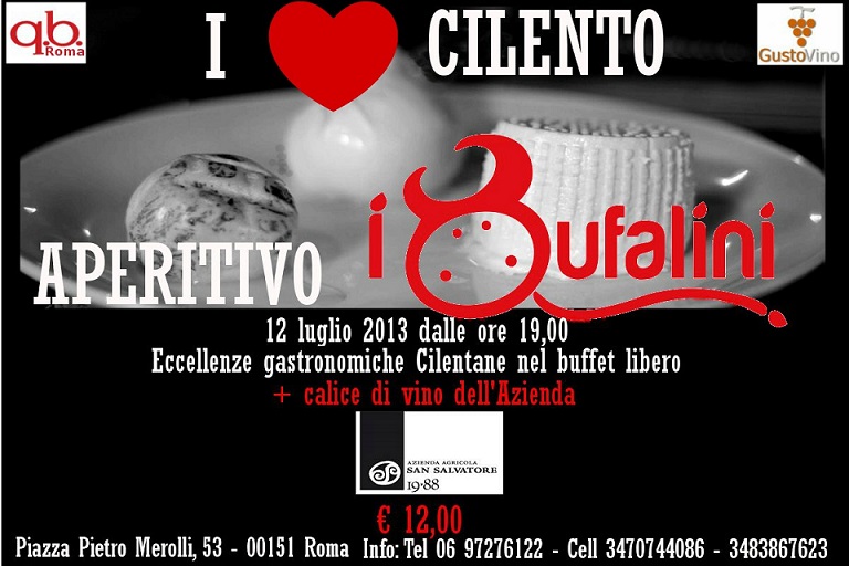 Aperitivo I Bufalini: I Love CILENTO